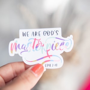 We Are God’s Masterpiece, Ephesians 2:10, Jesus Gift, Baptism Gifts, Small Group Gifts, Christian Gifts, Ministry gift, Religious Gift