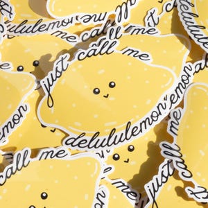 Just Call Me Delululemon Sticker | Water Bottle Decal | Laptop Decal