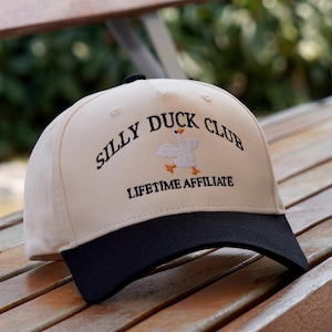 Custom Silly Duck Club Trucker Hat, Embroidered Funny Trucker Cap, Your Design Here, Personalized Trucker Cap, Business Logo Hat 031602