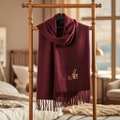 Personalised luxury scarf Winter Scarf Women Scarf Custom Christmas Scarf Embroidered Initial Scarf Wedding Scarf Gift Scarf 24110503