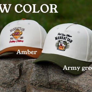 Summer Spritz Trucker Caps, Personalized Embroidered Vintage Trucker Hat, 90s Style MOM Hat, Your Design Here, Business Logo Hat Gift 250402 image 3