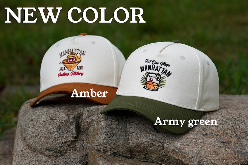 Summer Spritz Trucker Caps, Personalized Embroidered Vintage Trucker Hat, 90s Style MOM Hat, Your Design Here, Business Logo Hat Gift 250402 image 3