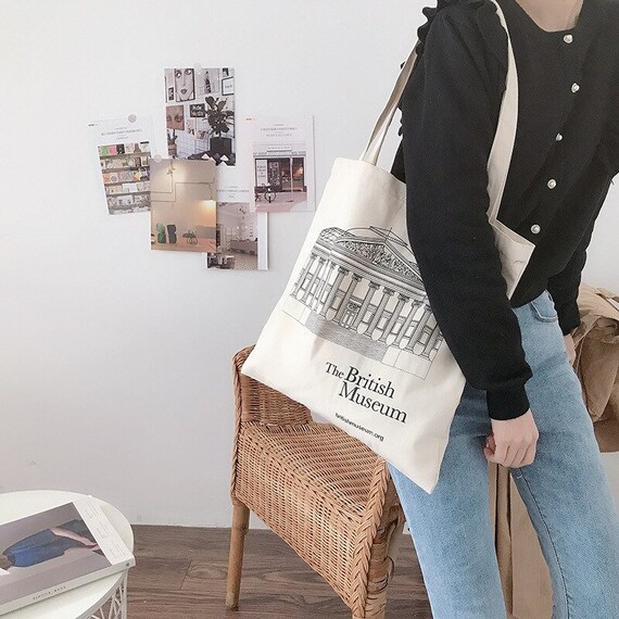 British canvas shop bags