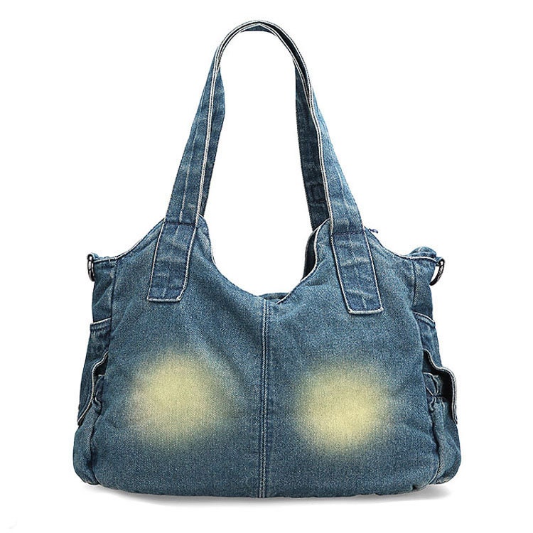 Fashion Women Bag Vintage Casual Denim Handbag Lady Large Capacity ...