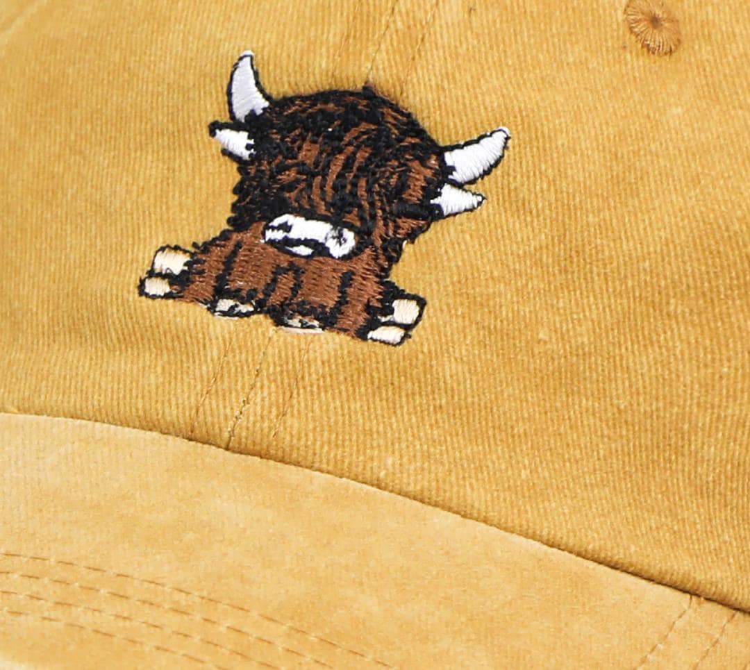 Cute Scottish Highland Cow Embroidered Hat, Highland Coo, Scotland, More Colours, Animal Farm, Embroidery,10 hats + free shipping 24101101