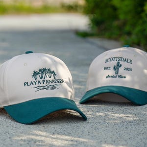 Custom Embroidered Trucker Hat: Cacti, Palms, Bachelorette Party