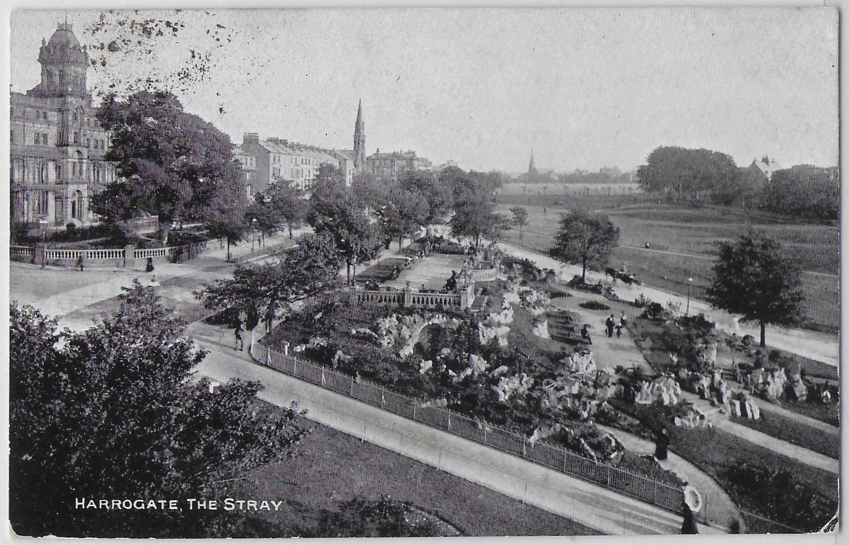 Image of 1910 - Harrogate, The Stray Vintage Postcard