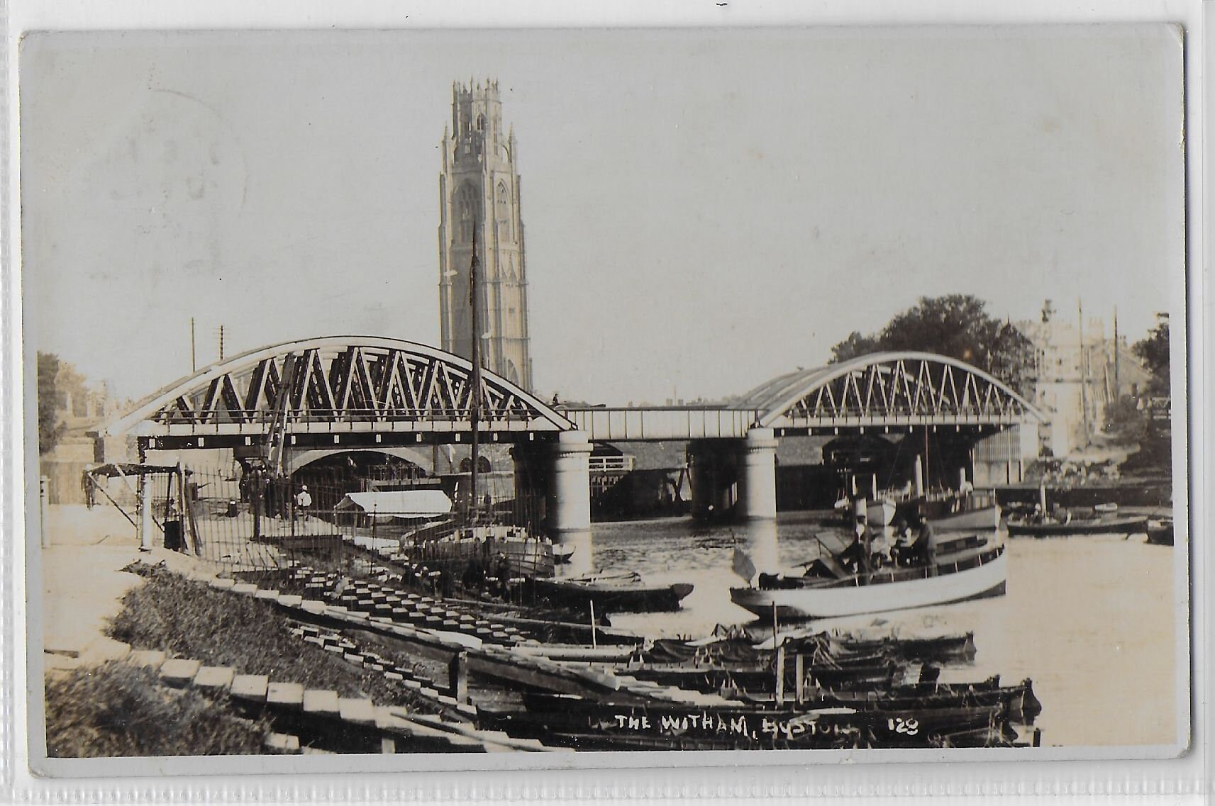 Image of 1905 The Witham, Boston, Lincolnshire - Vintage Postcard