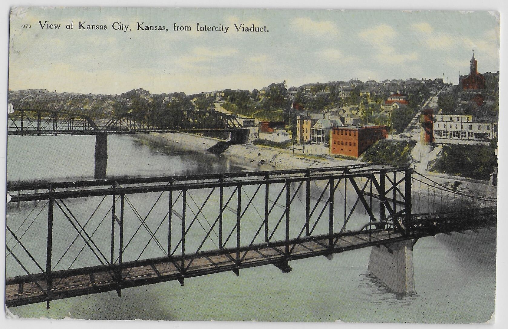 Image of 1910 Kansas City, Kansas, Usa - Vintage Postcard