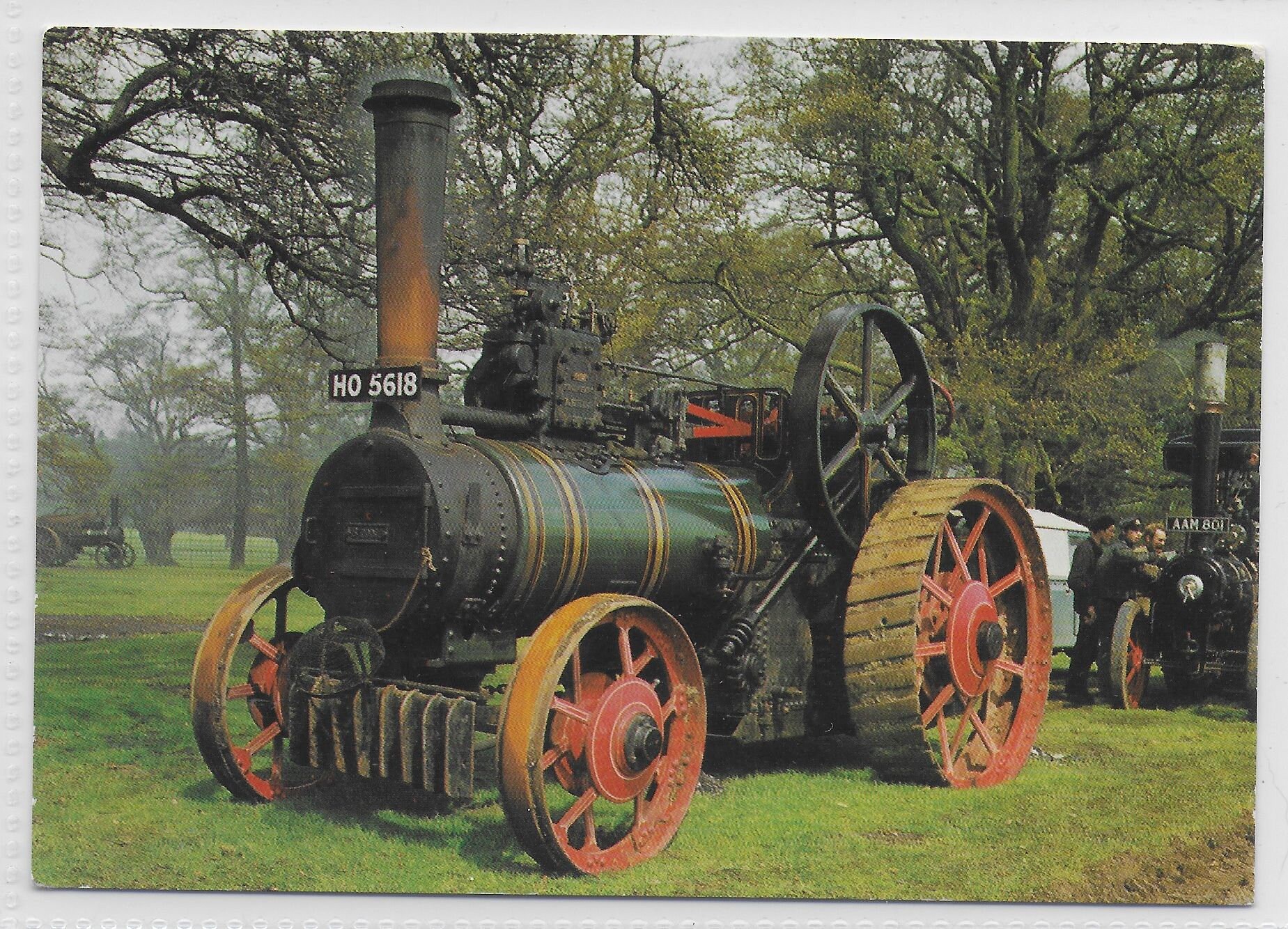 Image of 1972 - Mclaren Traction Engine Vintage Postcard