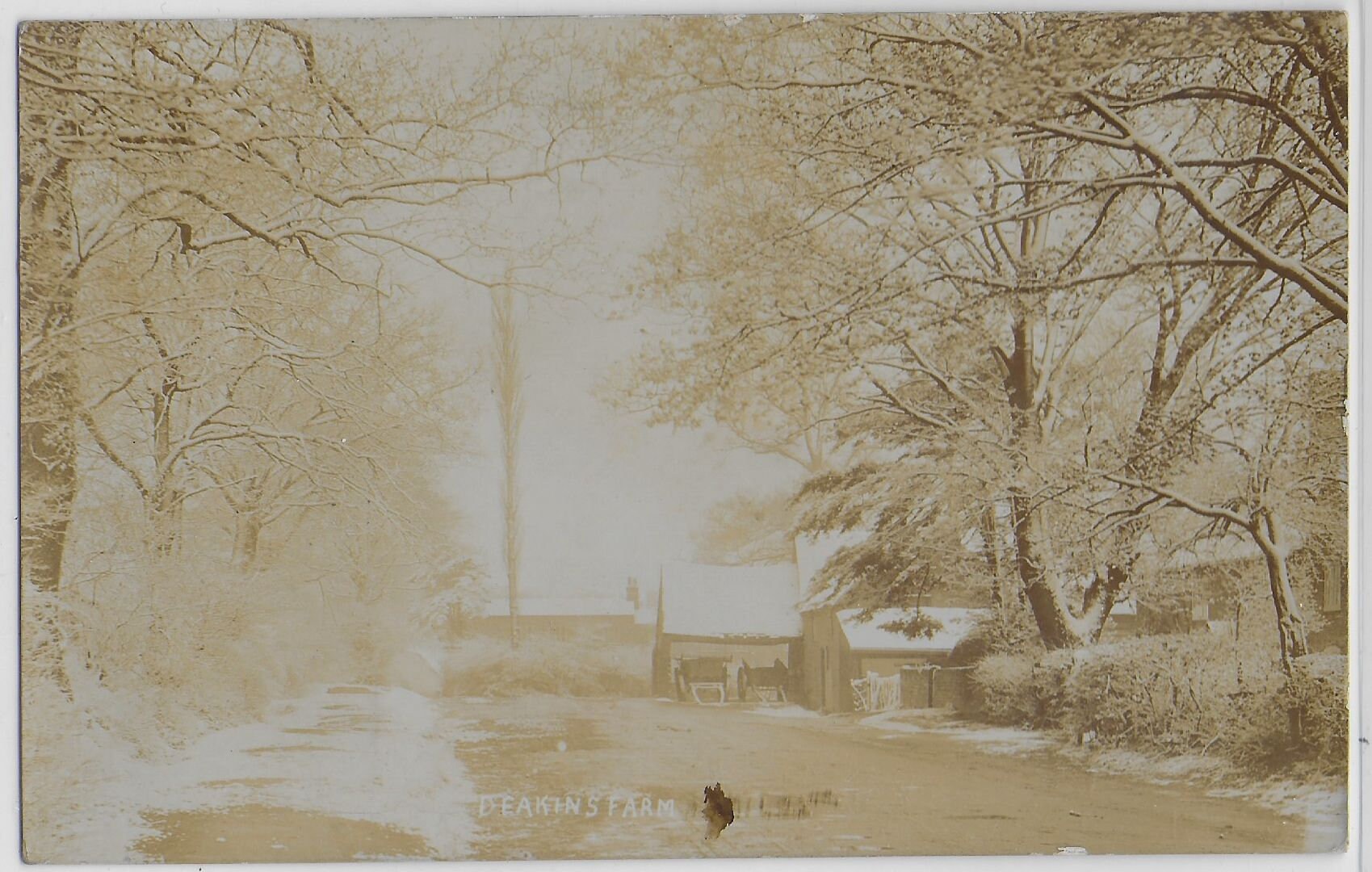 Image of 1909 Deacons Farm, Camp Hill, Birmingham, West Midlands - Vintage Postcard