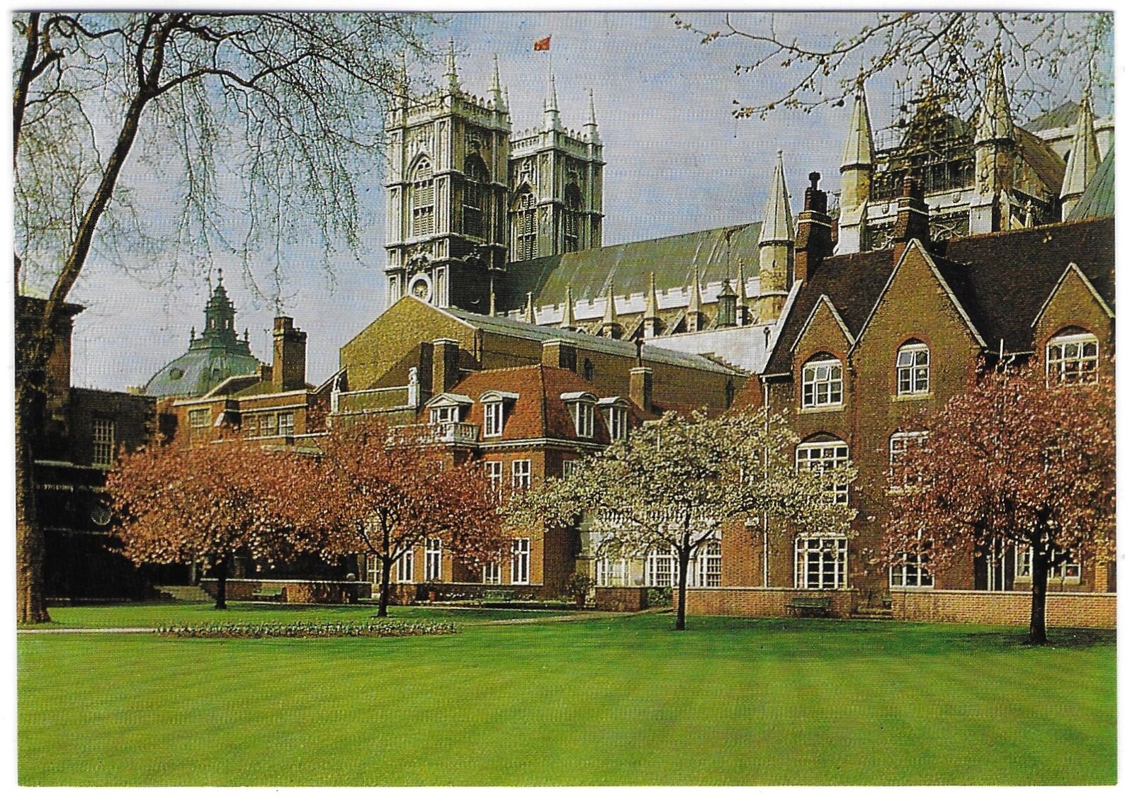 WESTMINSTER ABBEY and houses of the Clergy from College Garden Etsy