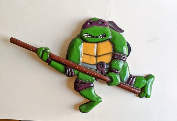 Teenage Mutant Ninja Turtles Original Pinball Decoration Tmnt Animation 1990s Pop Vintagegame Room Mancave Wall Decor
