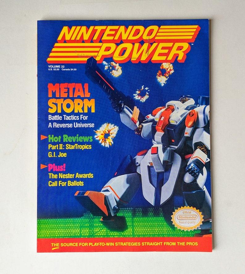Nintendo Power Magazine Vol. 22 March 1991 Original vintage Etsy