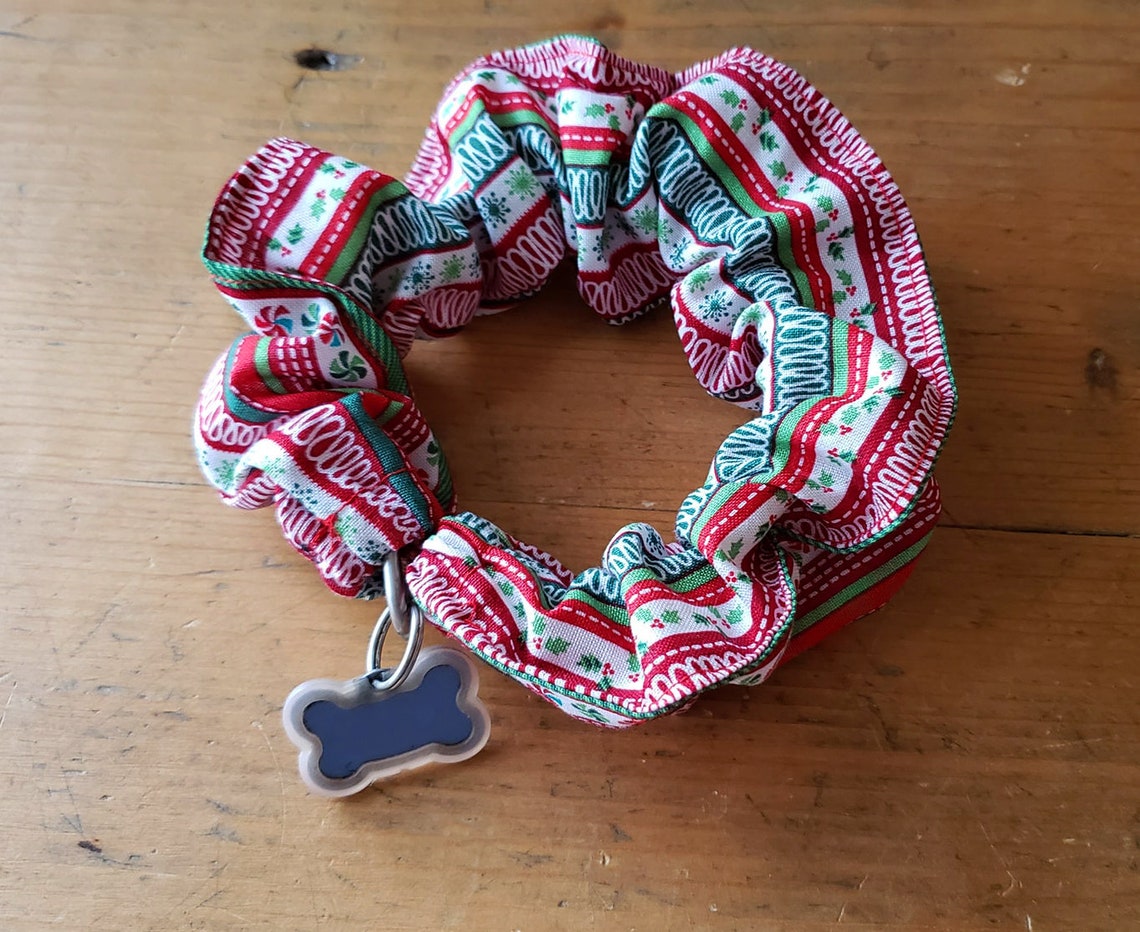 NEW Dog Callor Scrunchies Christmas Pet Neckwear Etsy