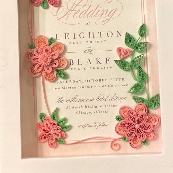 Wedding Quilling Etsy