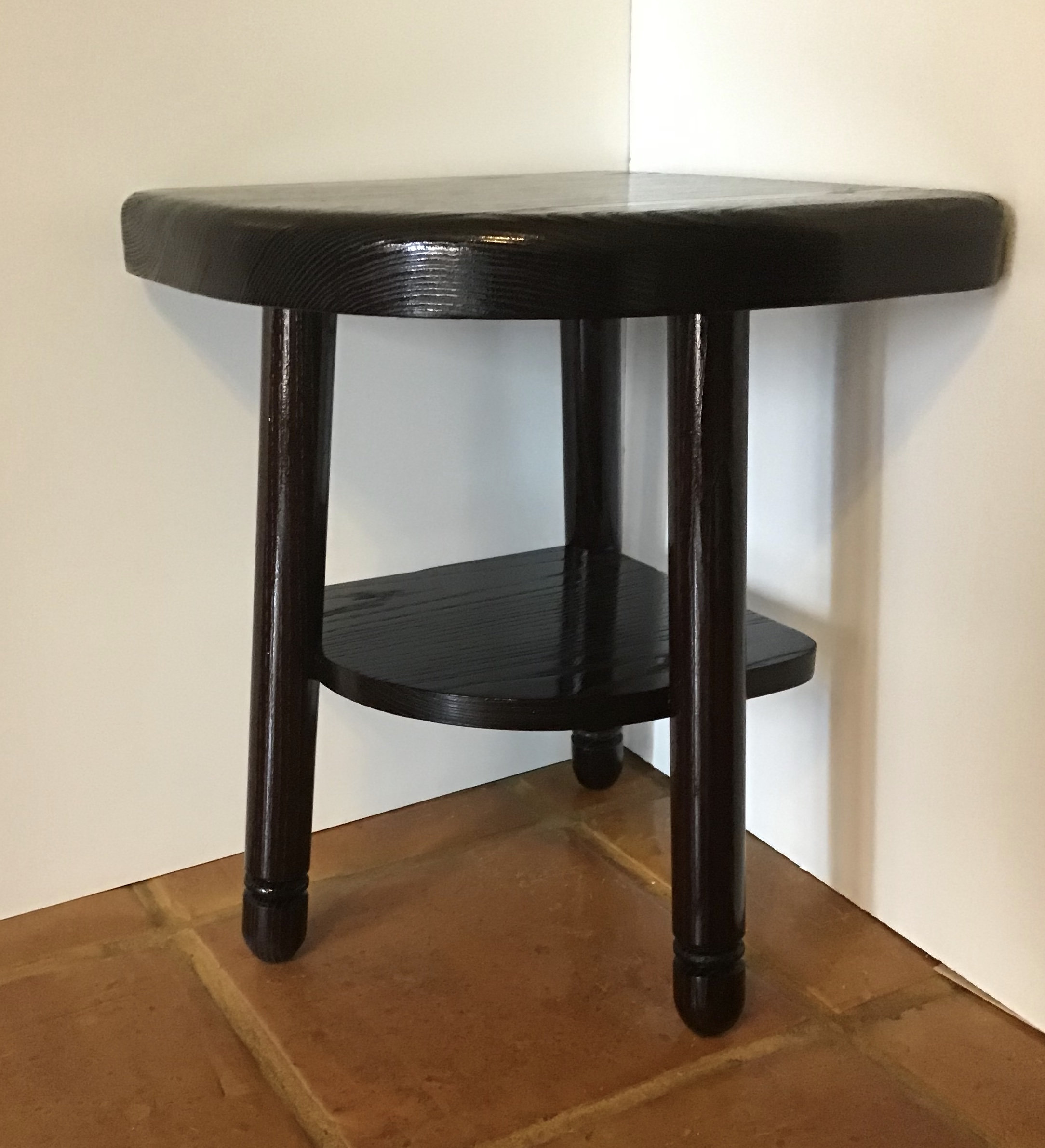 Corner Wood Shower Stool Teak - Etsy