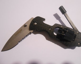 New Kershaw 1920 Select Fire Knife Multi-Tool Screw Driver with Bits Black