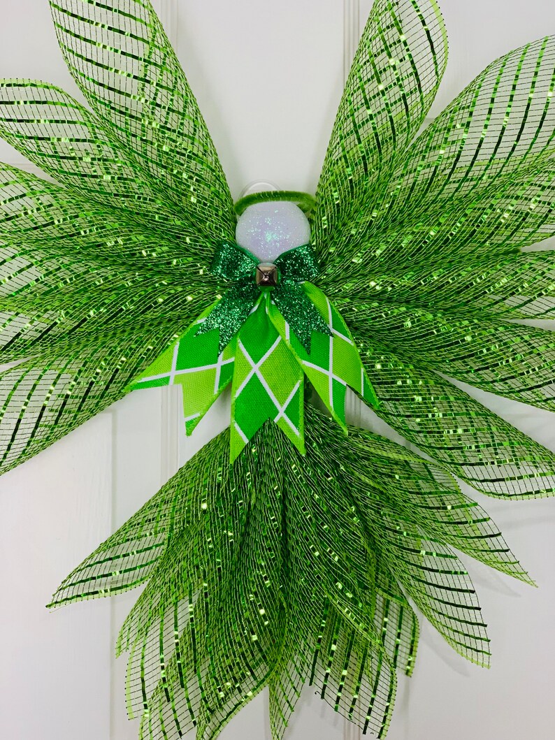 Angel Tree Topper Green Angel Tree Topper St. Patricks Day Etsy