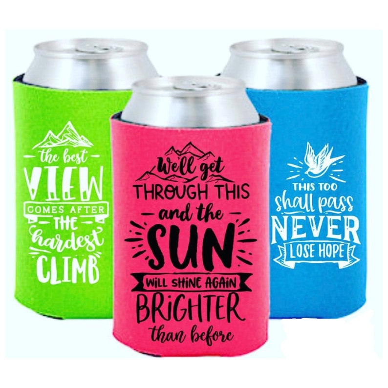 Koozies Custom Koozie Inspirational Koozie Cup Holder Etsy