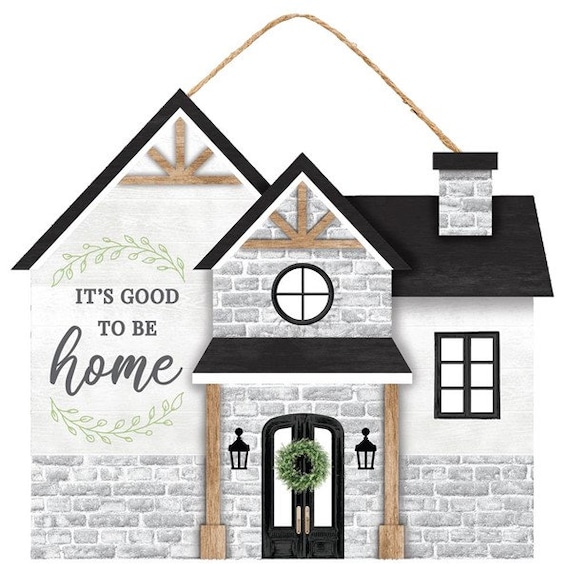 House Warming Gift ATouchOfFaithShop Welcome Home House Wreath Home Sweet Home