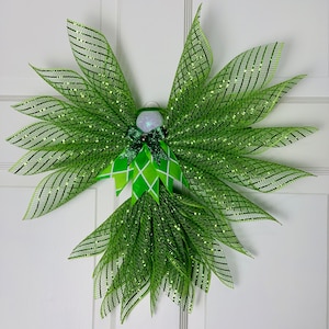 Angel Tree Topper, Green Angel, Tree Topper, St. Patrick’s Day Decor, Angel Ornament, Angel Wall Hanging, ATouchOfFaithShop
