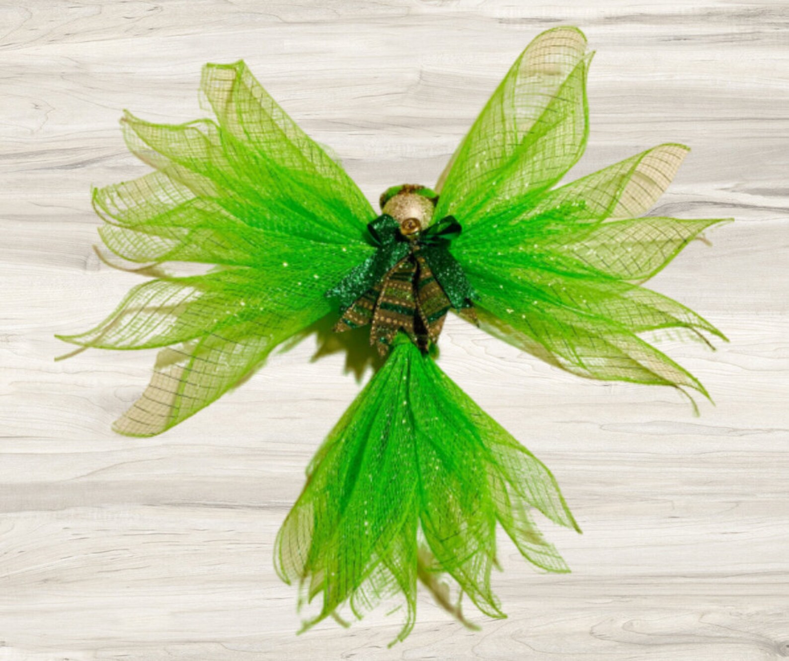 Angel Tree Topper Green Angel Tree Topper St. Patricks Day Etsy