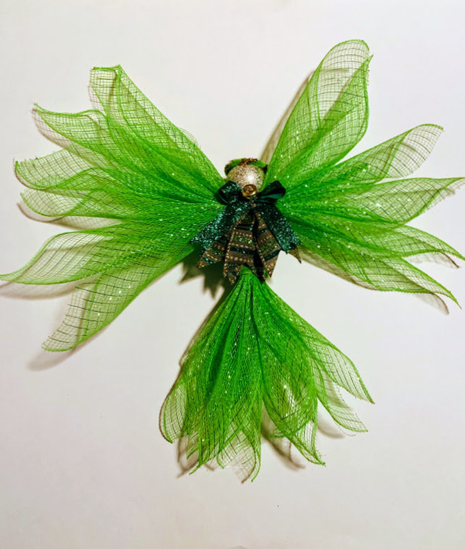 Angel Tree Topper Green Angel Tree Topper St. Patricks Day Etsy