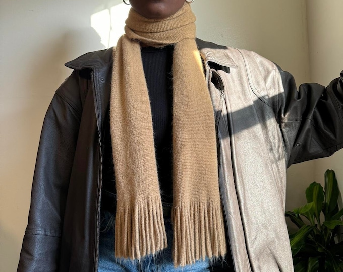 Vintage fringe neck Warmer scarf