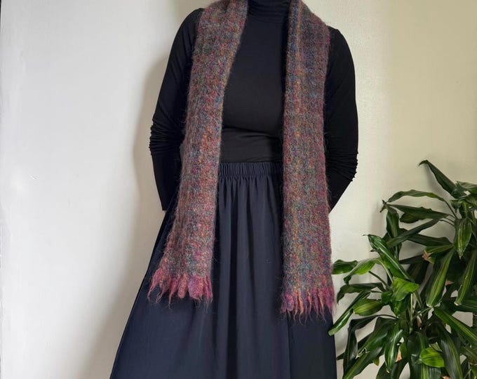 Vintage boho hippie grunge earthy wool Scarf