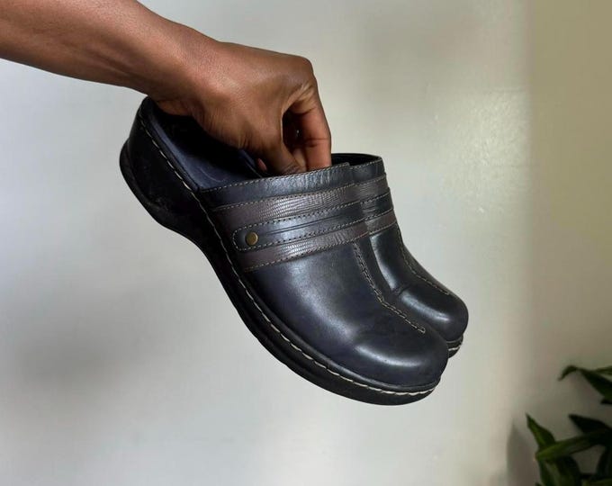 Vintage Womens Clogs Sandals With