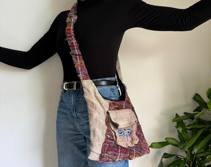 Vintage hippie Cross body/shoulder bag in Multicolor