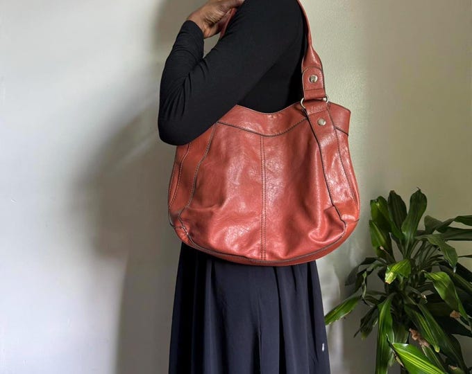 Vintage Y2K Relic coquette orange tote shoulder bag