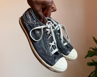 Diesel Magnete Exposure distressed low denim Low-Top Sneakers women’s US 7