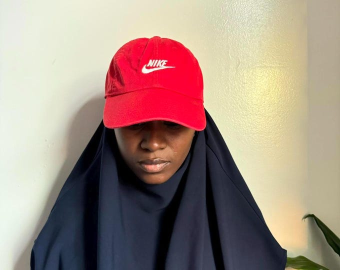 Classic Unisex Red Nike Cap One size Fits Most