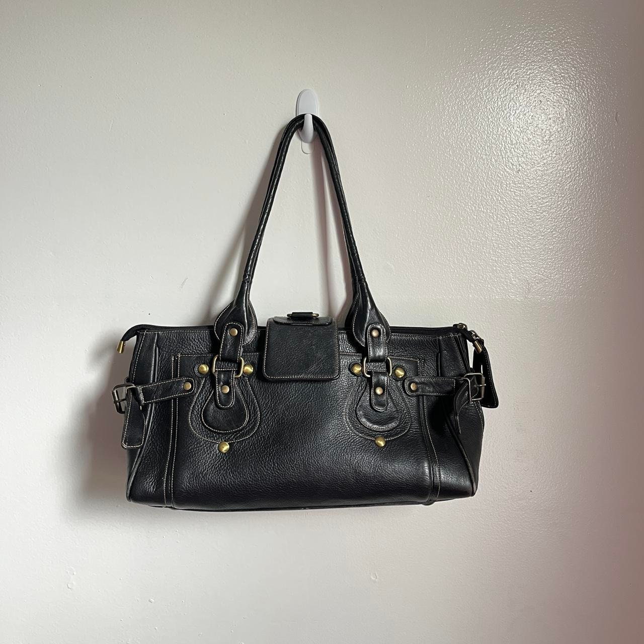 1950s 60s L and M black wool buckle clasp purse – Hemlock Vintage