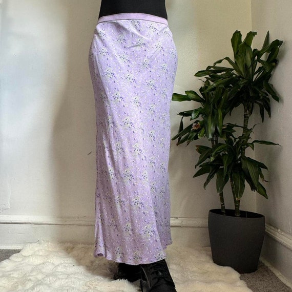 Floral straight midi skirt - image 3