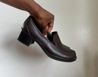 Mocassins G.H. Bass Homme - Cuir Noir à Pompons - Taille 9.5 D - Fabriqués USA - Occasion Bon état