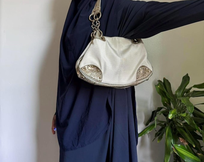Vintage Y2K Kathy coquette shoulder bag with chains studded details