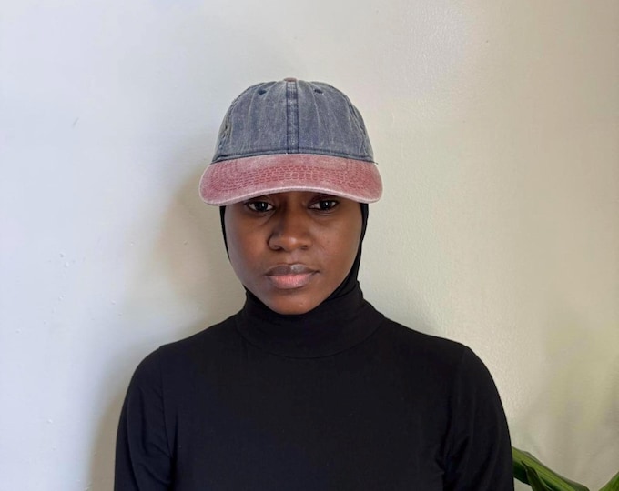 Vintage casual streetwear two tones faded adjustable cap