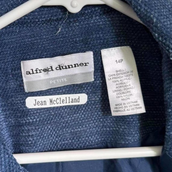 Vintage patchwork button up jacket size 14P - image 6