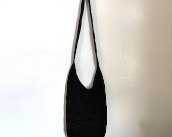 Vintage Liz Claiborne "Curve" Crochet Hobo Bag