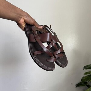 Gallenkamp Vintage Gladiator Leather Sandals Mens Italy‎ Metal Roller Buckles Gallenkamp Vintage Gladiator Leather Sandals Mens Italy  main image 4