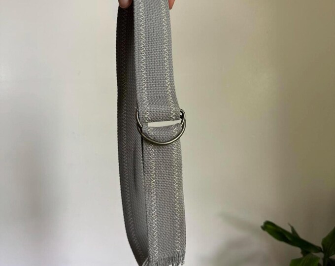 Y2K Woven double D-ring skater belt fits like M