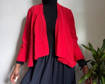 Vintage Red lightweight cardigan size 2