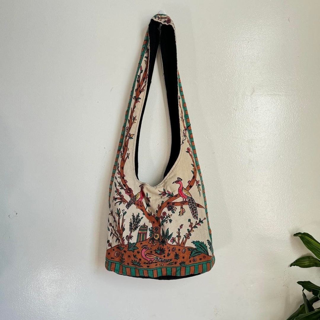 Vintage Boho/hippie Cross Body/shoulder Bag in Multicolor Etsy