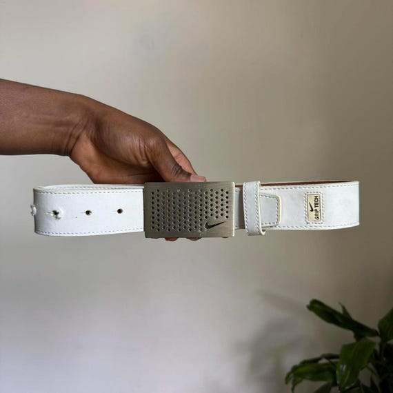 nike leather golf belt
