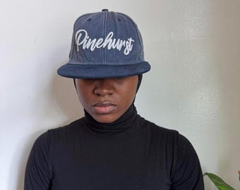 Vintage Navy blue Pinehurst snapback hat