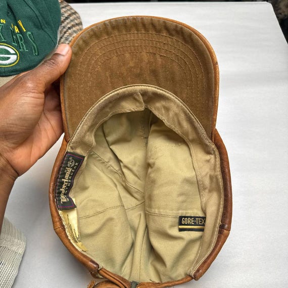 Timberland ティンバーランド　レザー　キャップ　ヴィンテージ　古着 新品】ティンバーランド キャップ レザー 90's ビンテージ風