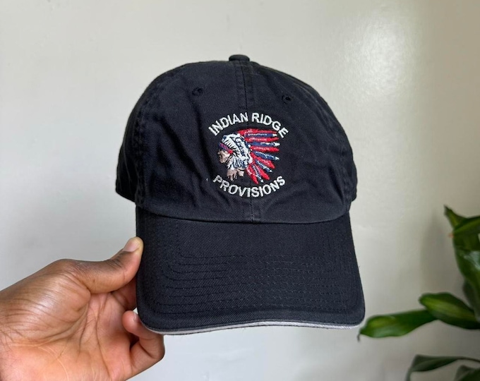 Indian Ridge provisions unisex embroidered adjustable cap
